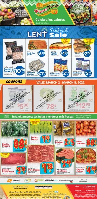 Fiesta Foods SuperMarkets (WA) Weekly Ad Flyer March 2 to March 9
