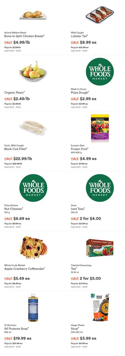 Whole Foods Market (West) Flyer October 23 to 29