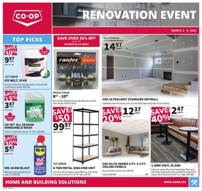 Co-op (West) Home Centre Flyer March 3 to 9