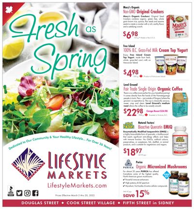Lifestyle Markets Monthly Flyer March 2 to 20