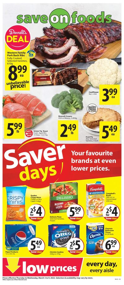 Save on Foods (AB) Flyer March 3 to 9
