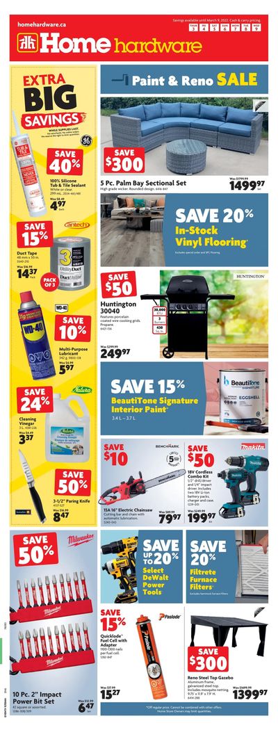 Home Hardware (ON) Flyer March 3 to 9