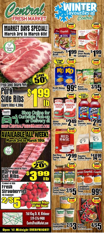 Central Fresh Market Flyer March 3 to 10