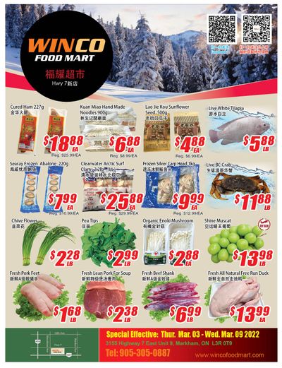 WinCo Food Mart (HWY 7) Flyer March 3 to 9