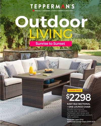 Tepperman's Outdoor Living Flyer March 4 to July 28