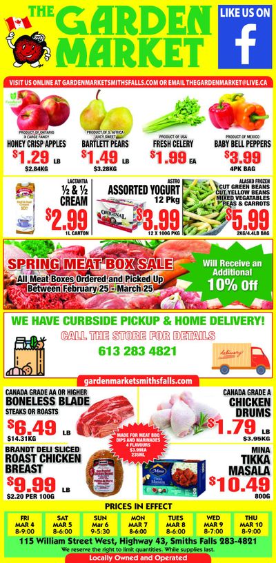 The Garden Market Flyer March 4 to 10