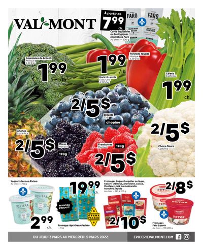 Val-Mont Flyer March 3 to 9