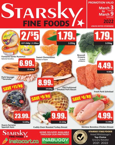 Starsky Foods Flyer March 3 to 9