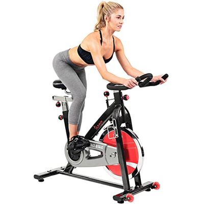 Sunny Health & Fitness Belt Drive Indoor Cycling Bike, 22 KG Flywheel $283.14 (Reg $333.00)