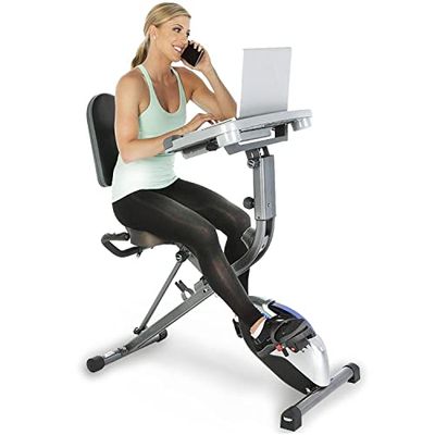 EXERPEUTIC WORKFIT 7150 1000 Fully Adjustable Desk Folding Exercise Bike with Pulse $281.13 (Reg $399.97)