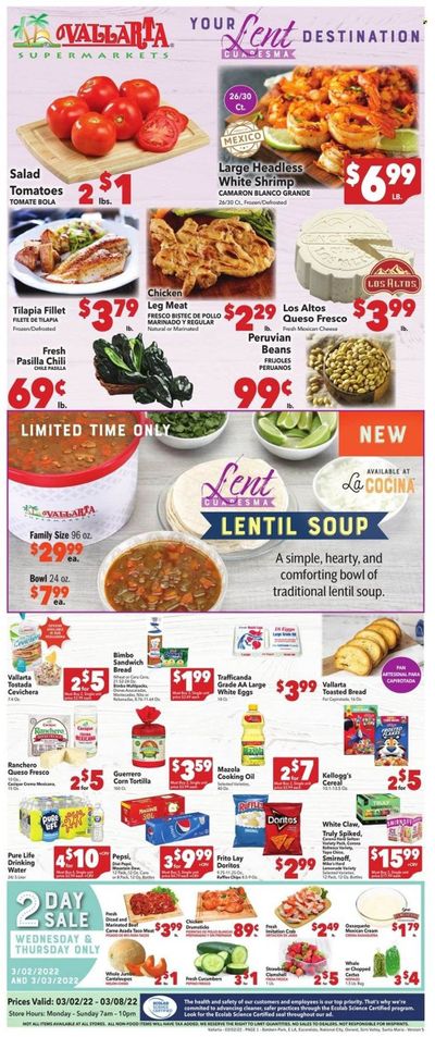 Vallarta (CA) Weekly Ad Flyer March 3 to March 10