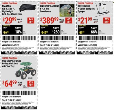 Harbor Freight Weekly Ad Flyer March 3 to March 10