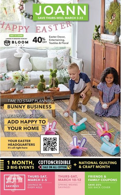 JOANN Weekly Ad Flyer March 3 to March 10