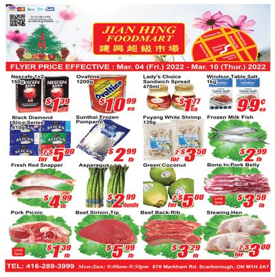 Jian Hing Foodmart (Scarborough) Flyer March 4 to 10