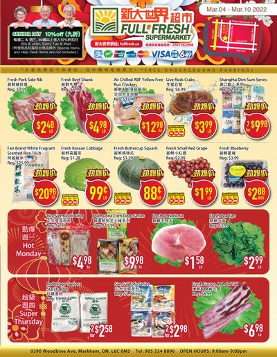 Full Fresh Supermarket Flyer March 4 to 10