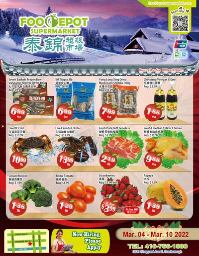 Food Depot Supermarket Flyer March 4 to 10