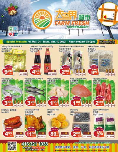 Farm Fresh Supermarket Flyer March 4 to 10