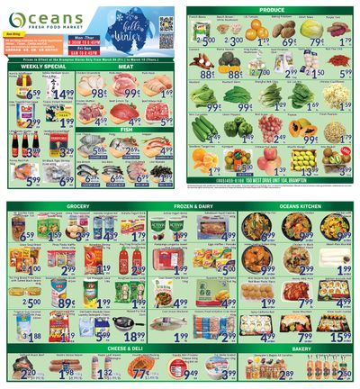 Oceans Fresh Food Market (Brampton) Flyer March 4 to 10