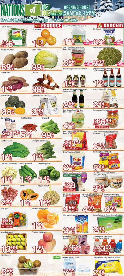 Nations Fresh Foods (Hamilton) Flyer March 4 to 10