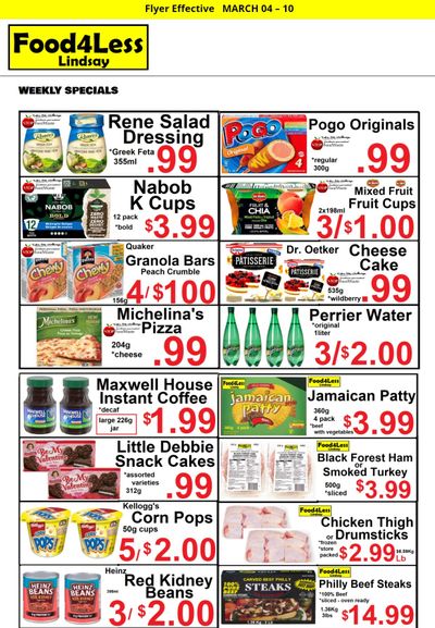 Food 4 Less Flyer March 4 to 10