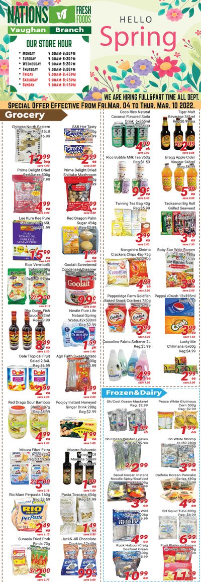 Nations Fresh Foods (Vaughan) Flyer March 4 to 10