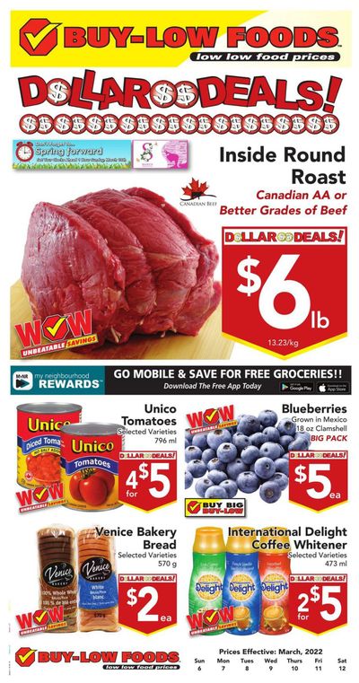 Buy-Low Foods Flyer March 6 to 12