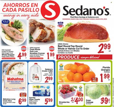 Sedano's (FL) Weekly Ad Flyer March 4 to March 11