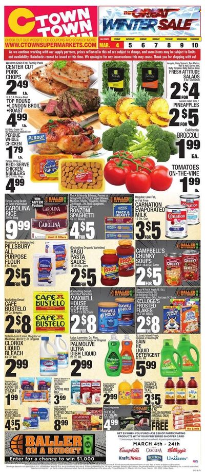 C-Town (CT, FL, MA, NJ, NY, PA) Weekly Ad Flyer March 4 to March 11