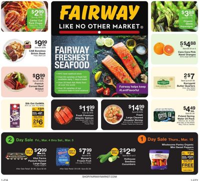 Fairway Market (CT, NJ, NY) Weekly Ad Flyer March 4 to March 11