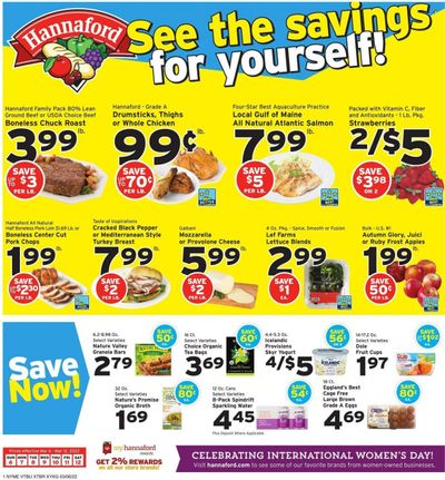 Hannaford (VT) Weekly Ad Flyer March 4 to March 11