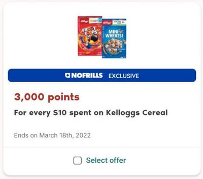 No Frills Kellogg’s Cereal Deal This Week!
