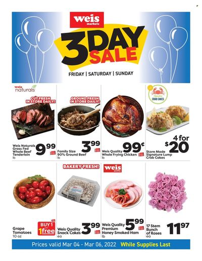 Weis (MD, NY, PA) Weekly Ad Flyer March 5 to March 12