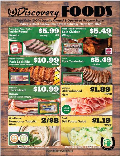 Discovery Foods Flyer March 6 to 12