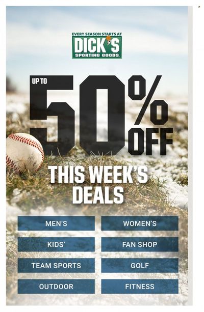 DICK'S Weekly Ad Flyer March 6 to March 13