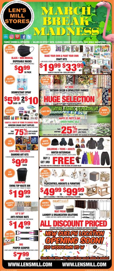 Len's Mill Stores Flyer March 7 to 20