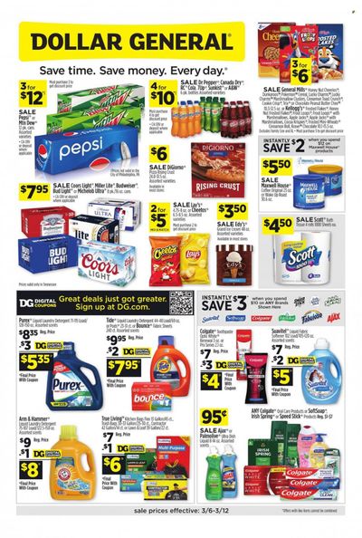 Dollar General (TN) Weekly Ad Flyer March 7 to March 14