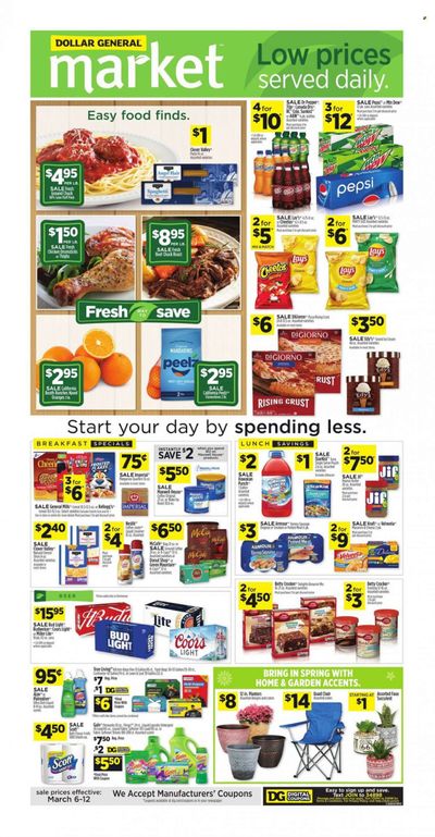 Dollar General (TN) Weekly Ad Flyer March 7 to March 14
