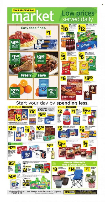 Dollar General (AL) Weekly Ad Flyer March 7 to March 14