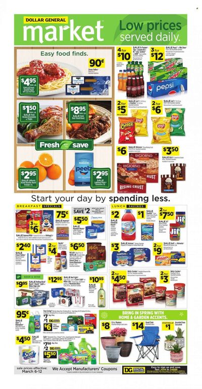 Dollar General (FL) Weekly Ad Flyer March 7 to March 14