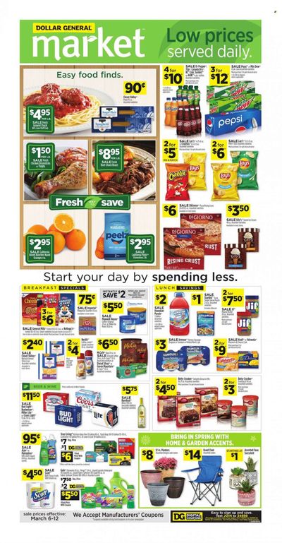 Dollar General (WV) Weekly Ad Flyer March 7 to March 14