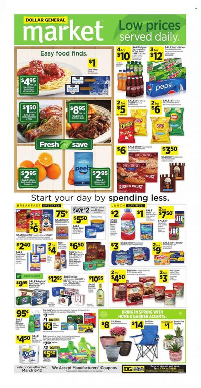 Dollar General (FL) Weekly Ad Flyer March 7 to March 14