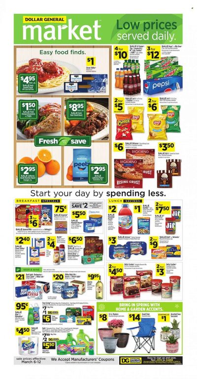Dollar General (OH) Weekly Ad Flyer March 7 to March 14