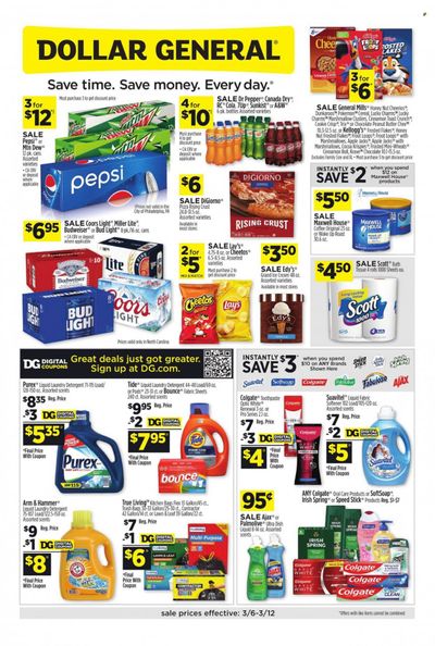 Dollar General (NC) Weekly Ad Flyer March 7 to March 14