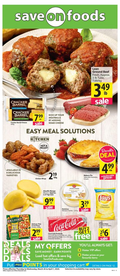 Save on Foods (BC) Flyer March 26 to April 1