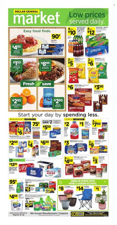 Dollar General (MS) Weekly Ad Flyer March 7 to March 14