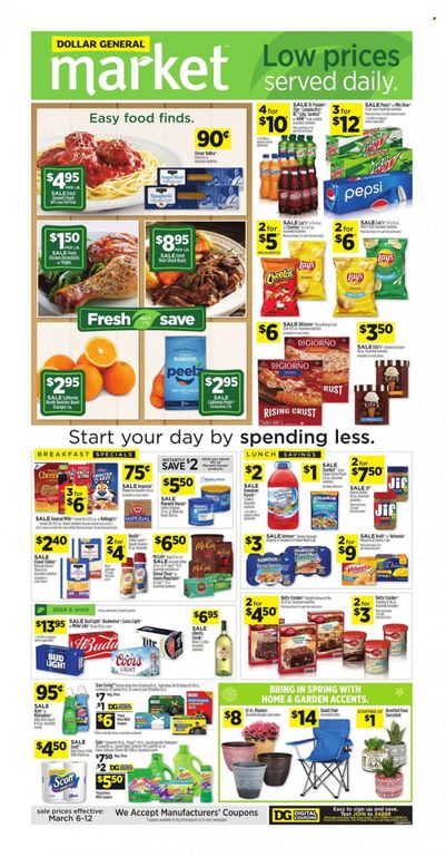 Dollar General (SC) Weekly Ad Flyer March 7 to March 14