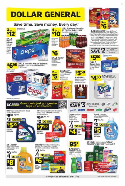 Dollar General (MS) Weekly Ad Flyer March 7 to March 14