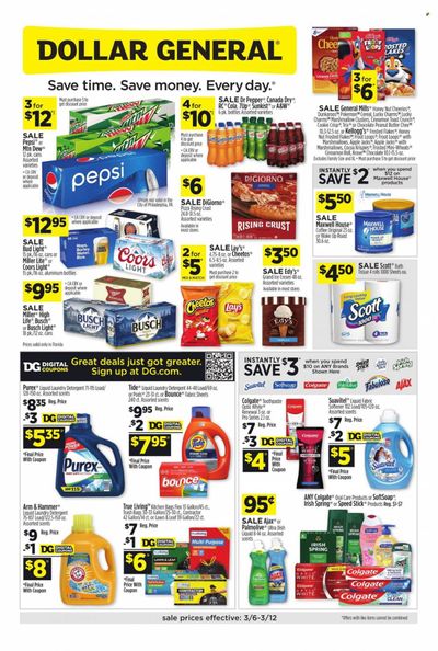 Dollar General (FL) Weekly Ad Flyer March 7 to March 14