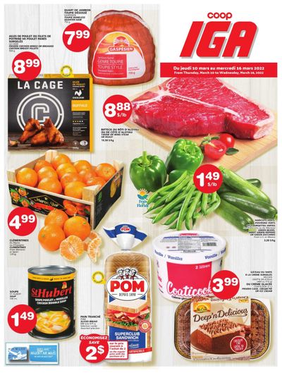 Coop IGA Flyer March 10 to 16