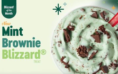 Dairy Queen Celebrates St. Patty’s Day with the New Mint Brownie Blizzard